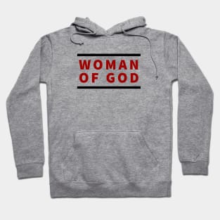 Woman Of God | Christian Typography Hoodie